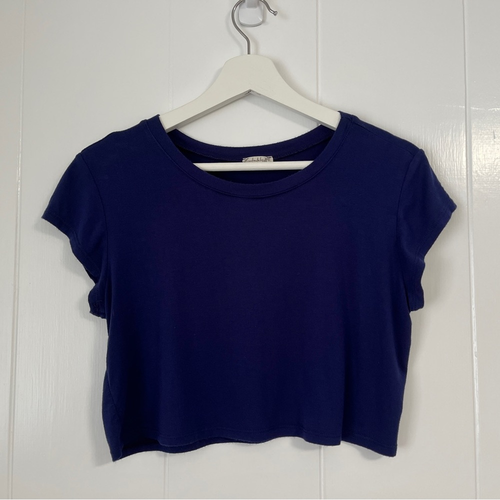 Free People Intimately Crop Top Tee